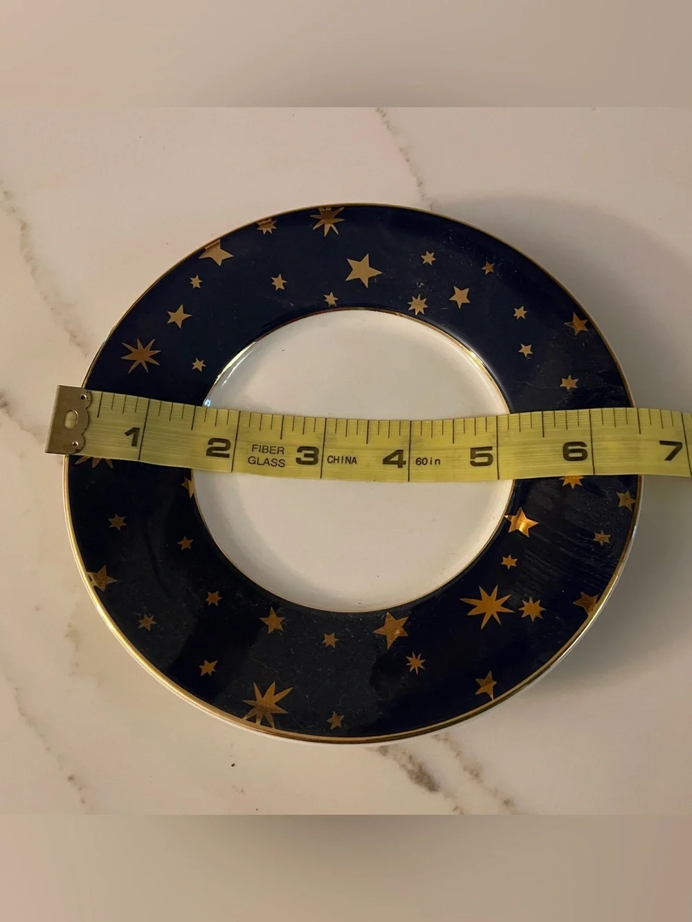 Galaxy by Sakura Red or Blue and White Cup and Saucer with 14K Gold Accents